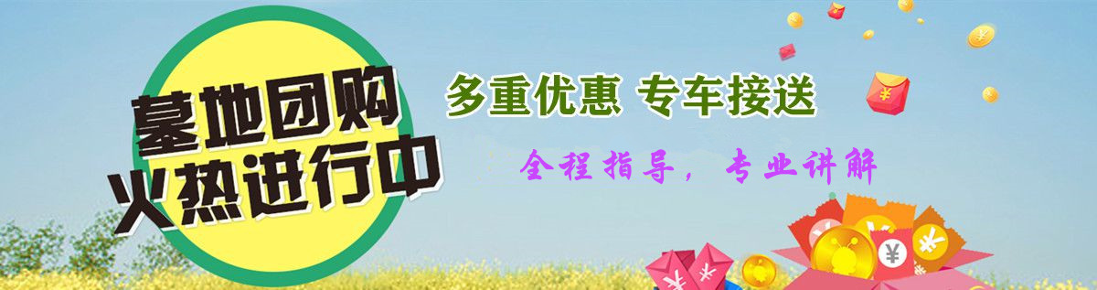 1對(duì)1購(gòu)墓顧問(wèn)，全程陪同講解